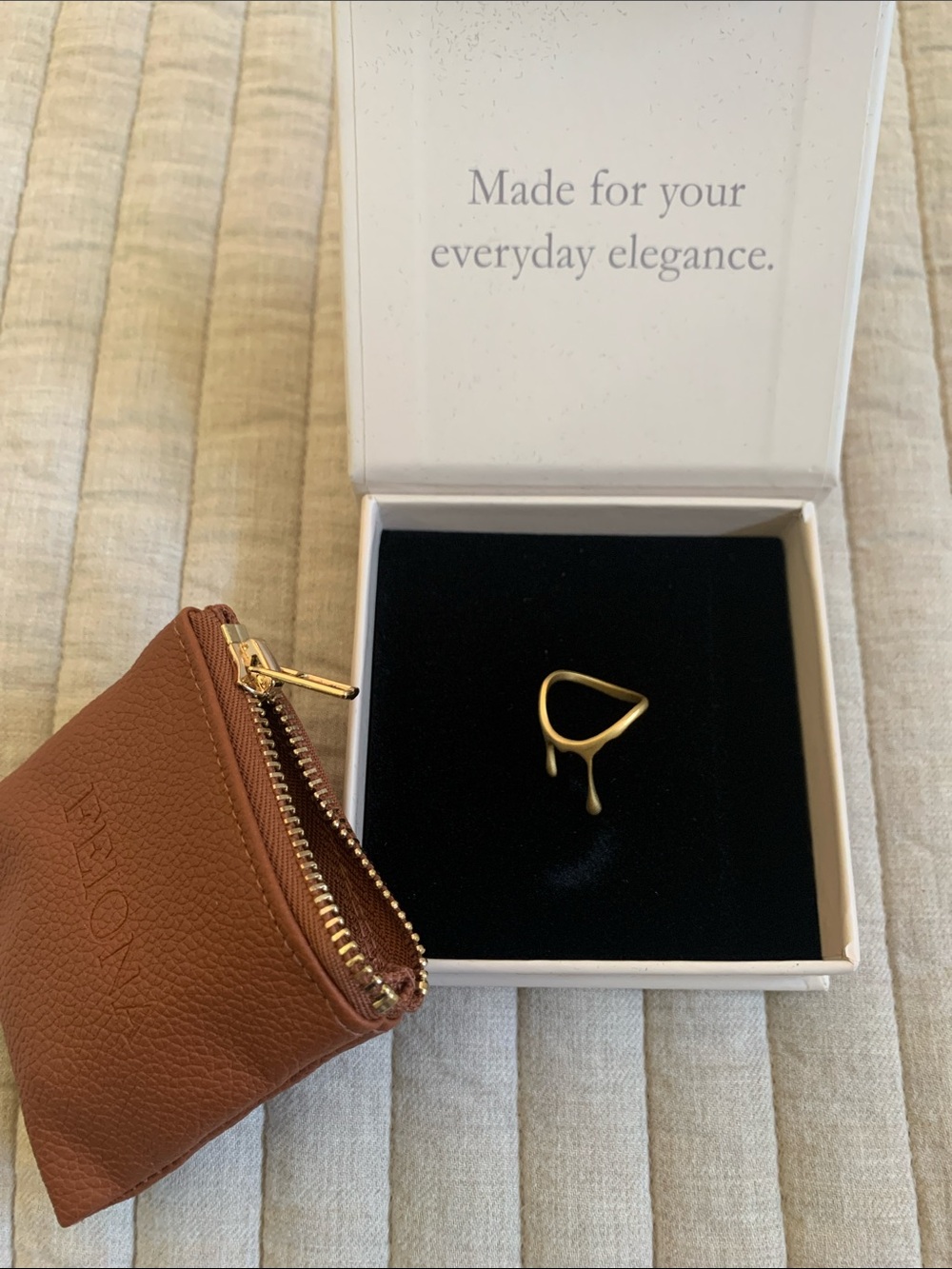 Feiona Honey Ring in Gold